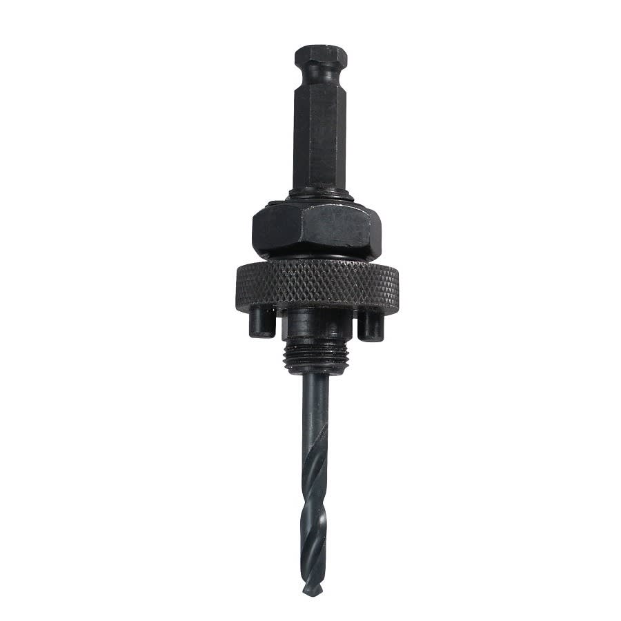 Standard Hole Saw Arbor, 1/2 in, 1/4 in, Pilot Drill, Steel