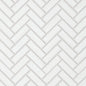 Le Cafe White 1x3 Herringbone Mosaic Gloss