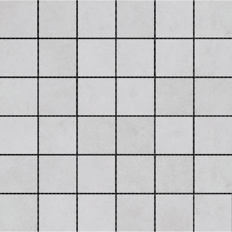 BROOK II WHITE MO 2X2/12X12