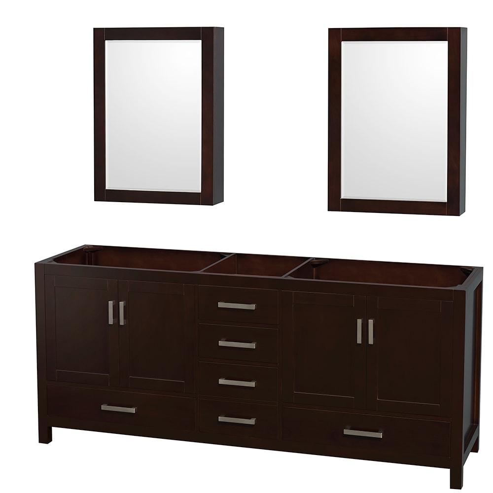 Sheffield Double Bathroom Vanity - 78.5W x 35H x 21.5D