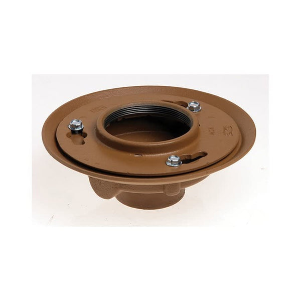 2005 Floor Drain Body, 2 in Outlet, No Hub