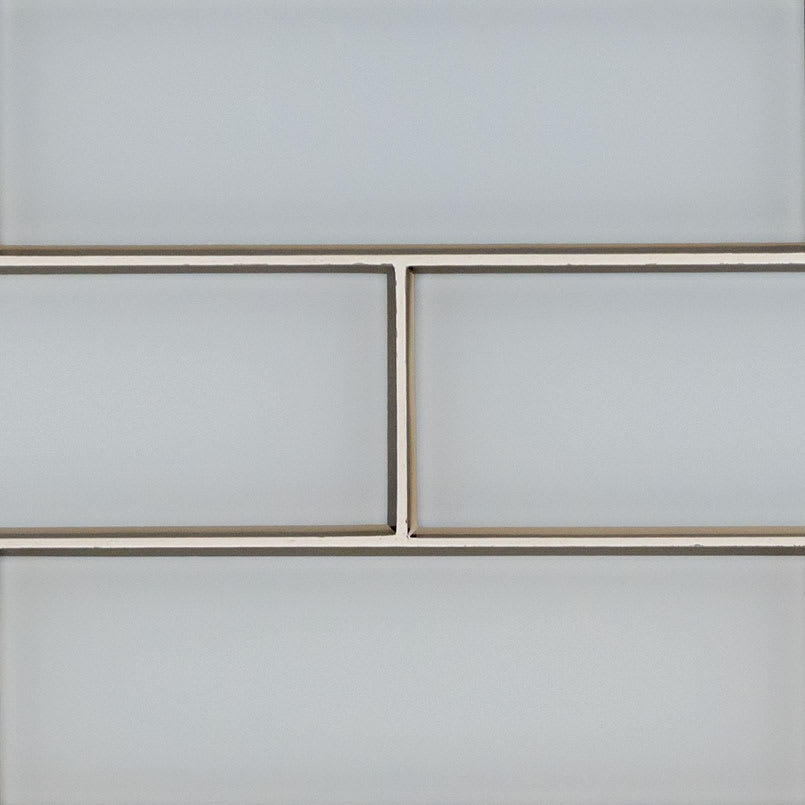 Ice Bevel Glass Tile 4x12