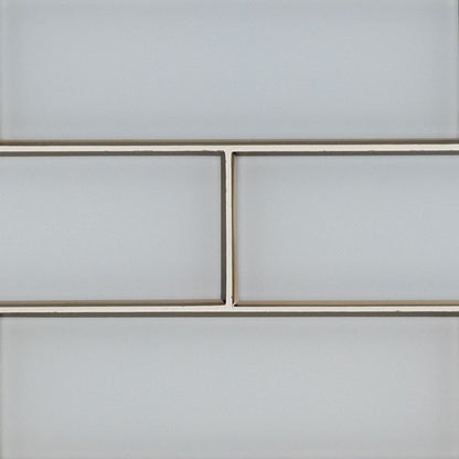 Ice Bevel Glass Tile 4x12