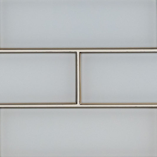 Ice Bevel Glass Tile 4x12