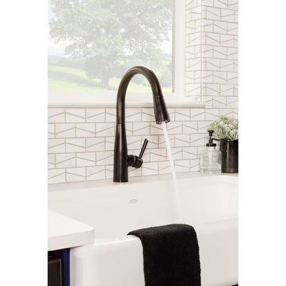 Essa Pull-Down Kitchen Faucet with Magnetic Docking Spray Head - Includes Lifetime Warranty