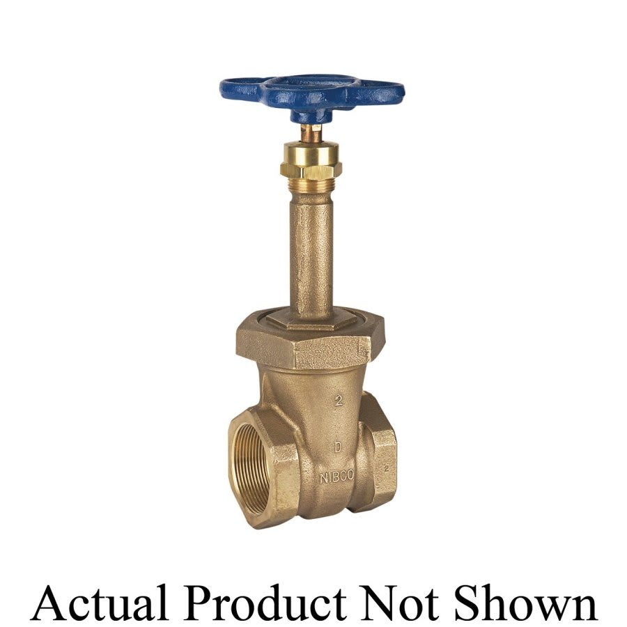 134 Rising Stem Gate Valve, 1-1/2 in, FNPT, Bronze