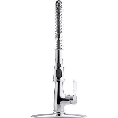 Bellera 1.5 GPM Single Hole Pull-Down Pre-Rinse Kitchen Faucet with Sweep Spray, Boost Spray, DockNetik, and MasterClean Technologies