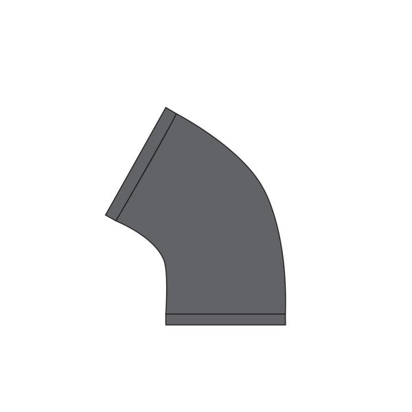 1/6 Bend, 4 in, No Hub, Cast Iron