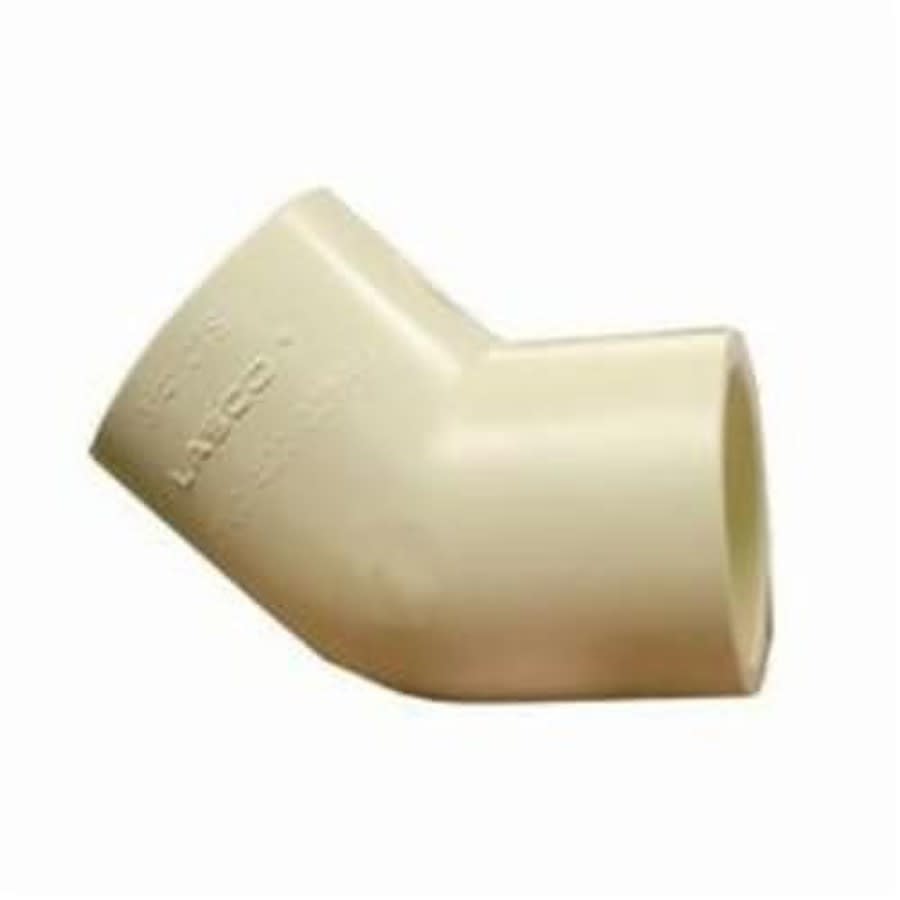 45 deg Elbow, 3/4 in, Socket, SCH 40/STD, CPVC