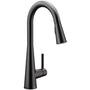 Sleek 1.5 GPM Single Hole Pull Down Kitchen Faucet - Includes Escutcheon