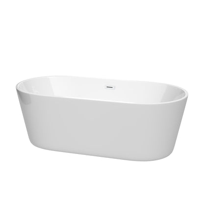 Carissa CD Freestanding Bathtub - 67W x 23H x 31.5D