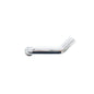 45 deg Tubular Wall Bend, 1-1/2 in, 17 ga, Chrome