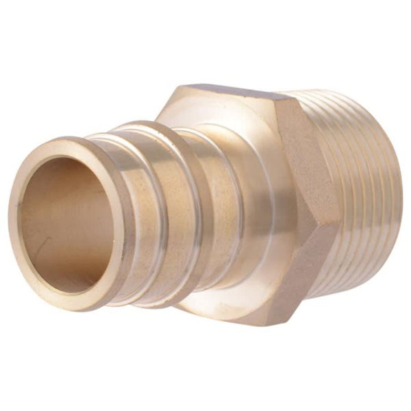Male Adapter, 3/4 in, Expansion PEX x MNPT, Brass