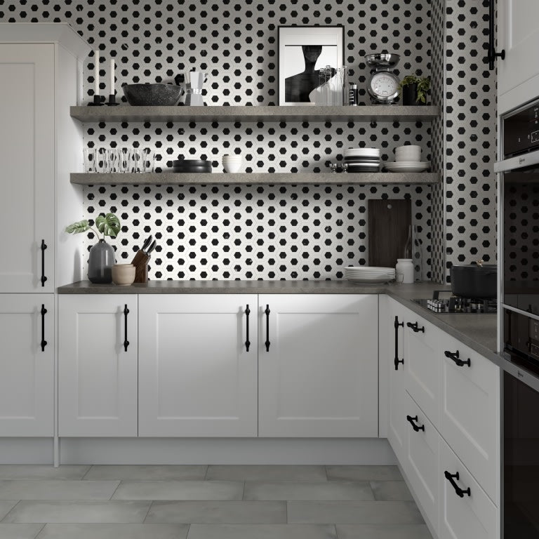 BIZOU WHITE/BLACK PL DAMASK/MO
