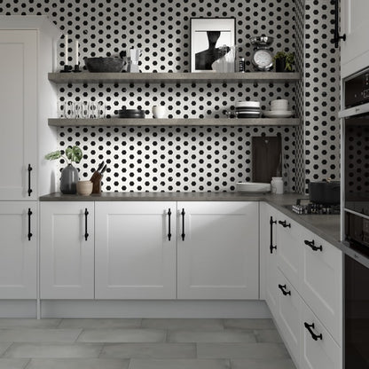 BIZOU WHITE/BLACK PL DAMASK/MO