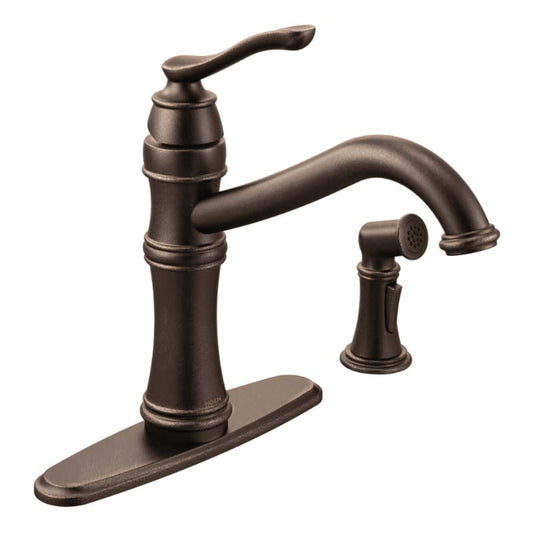 Belfield1.5 GPM High-Arc Single Handle Kitchen Faucet with Side Spray - Power Clean Technology