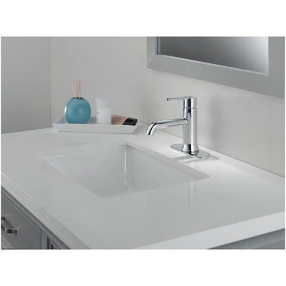 Trinsic 1.2 GPM Single Hole Bathroom Faucet with Metal Push Pop-Up Drain Assembly - Limited Lifetime Warranty