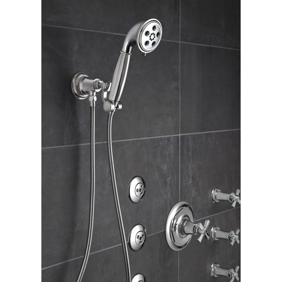 Rook 1.75 GPM Multi Function Hand Shower Package - Includes Hose, and Wall Supply