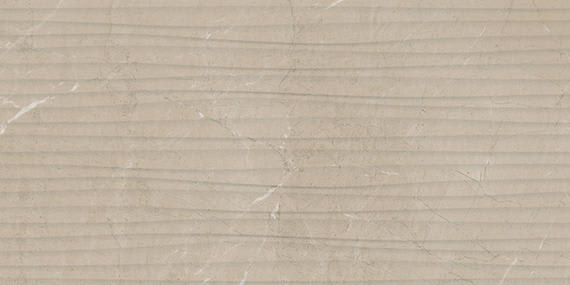 Perpetuo Elegant Beige Rectangle, Wave 12X24 Satin