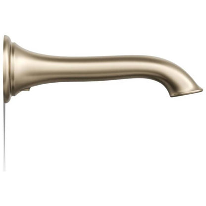 Artifacts Non Diverter Wall Mounted Tub Spout with Flare Design