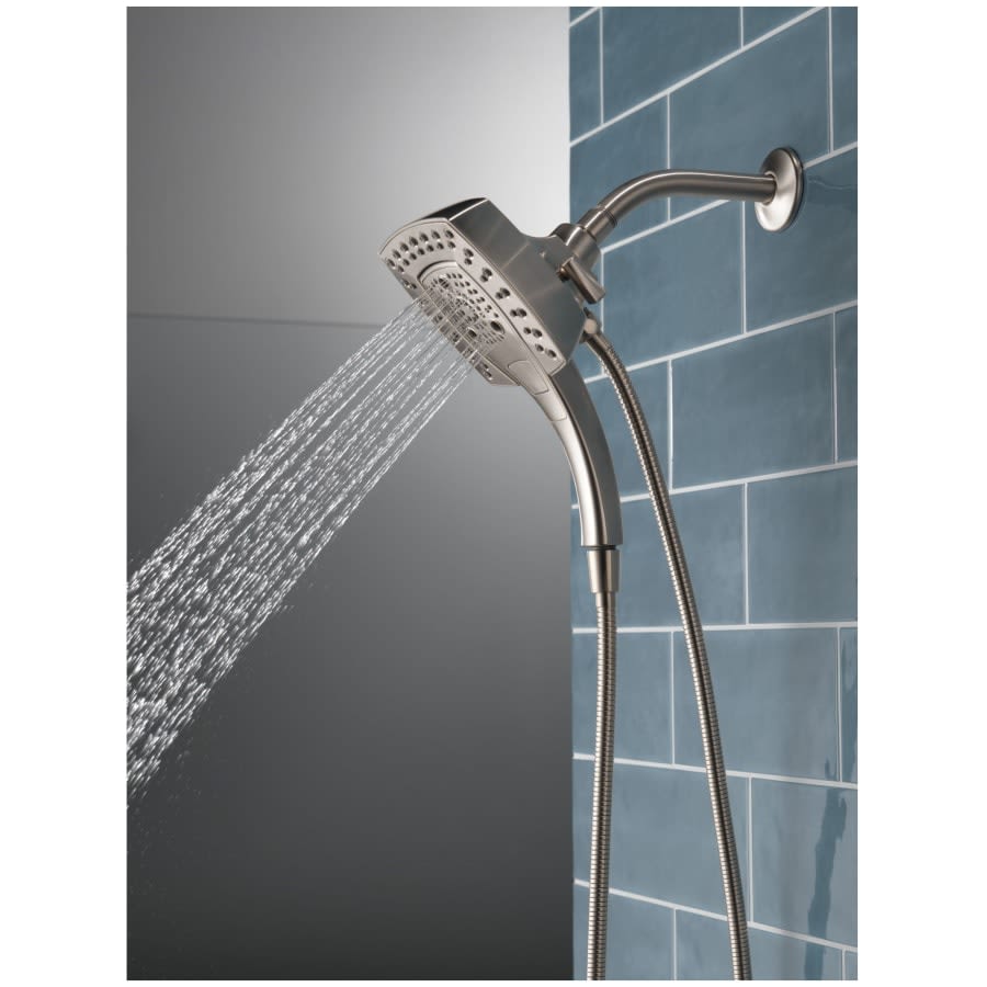 Universal Showering 2.5 GPM Multi Function 2-in1 In2ition Shower Head and Hand Shower with Touch Clean, H2Okinetic and MagnaTite Technology