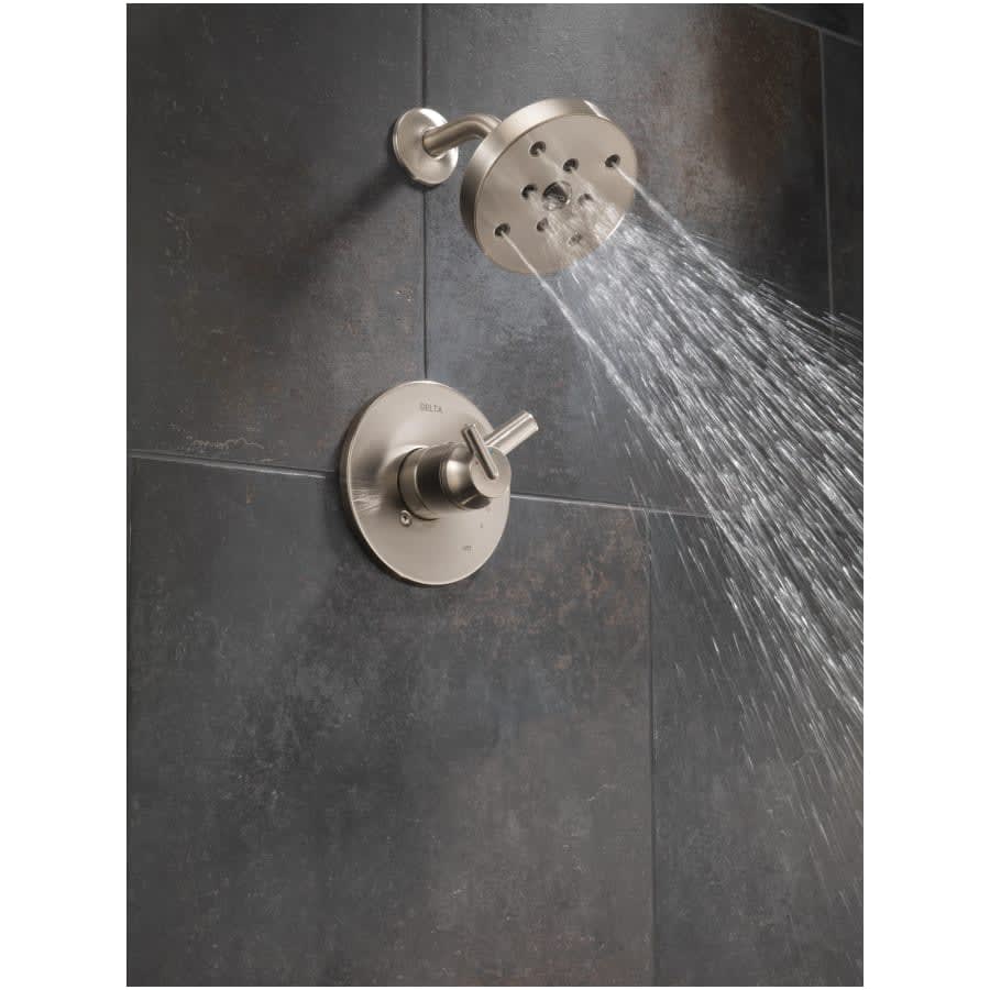 1.75 GPM Contemporary 5-3/4" Wide Single Function Shower Head with H2Okinetic Technology - Limited Lifetime Warranty