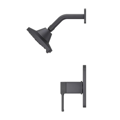 Deckard™ Pressure Balanced Shower Trim, Matte Black