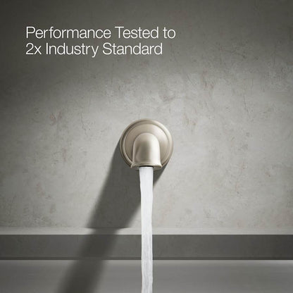 Artifacts Non Diverter Wall Mounted Tub Spout with Flare Design