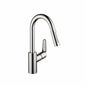 Focus Kitchen Faucet, Deck Mount, ADA, 1 Lever Handle, 1-Hole, Polished Chrome