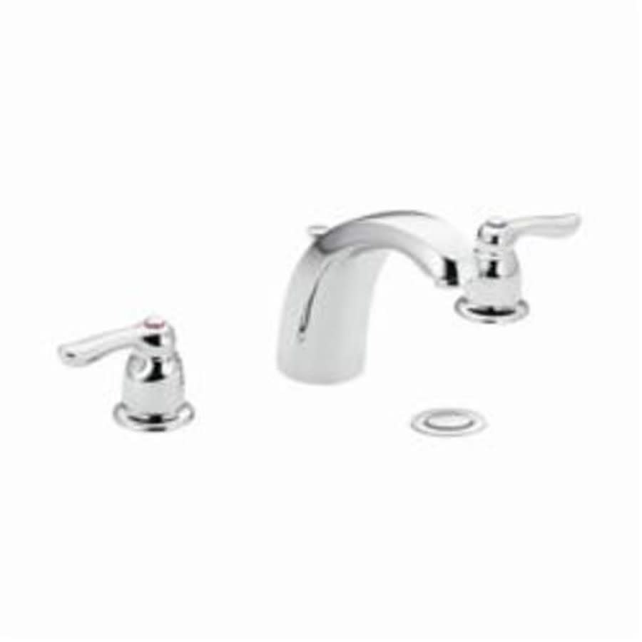 Chateau® Widespread Lavatory Faucet, ADA, 2 Handle, 3-Hole, 1.2 gpm, Polished Chrome
