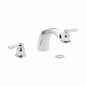 Chateau® Widespread Lavatory Faucet, ADA, 2 Handle, 3-Hole, 1.2 gpm, Polished Chrome