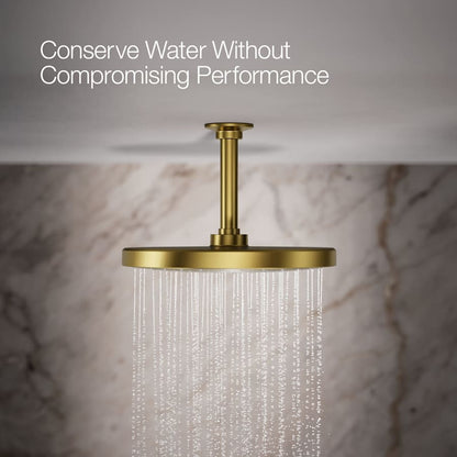 Awaken Round 10" Single Function 1.75 GPM Rainhead with MasterClean Sprayface