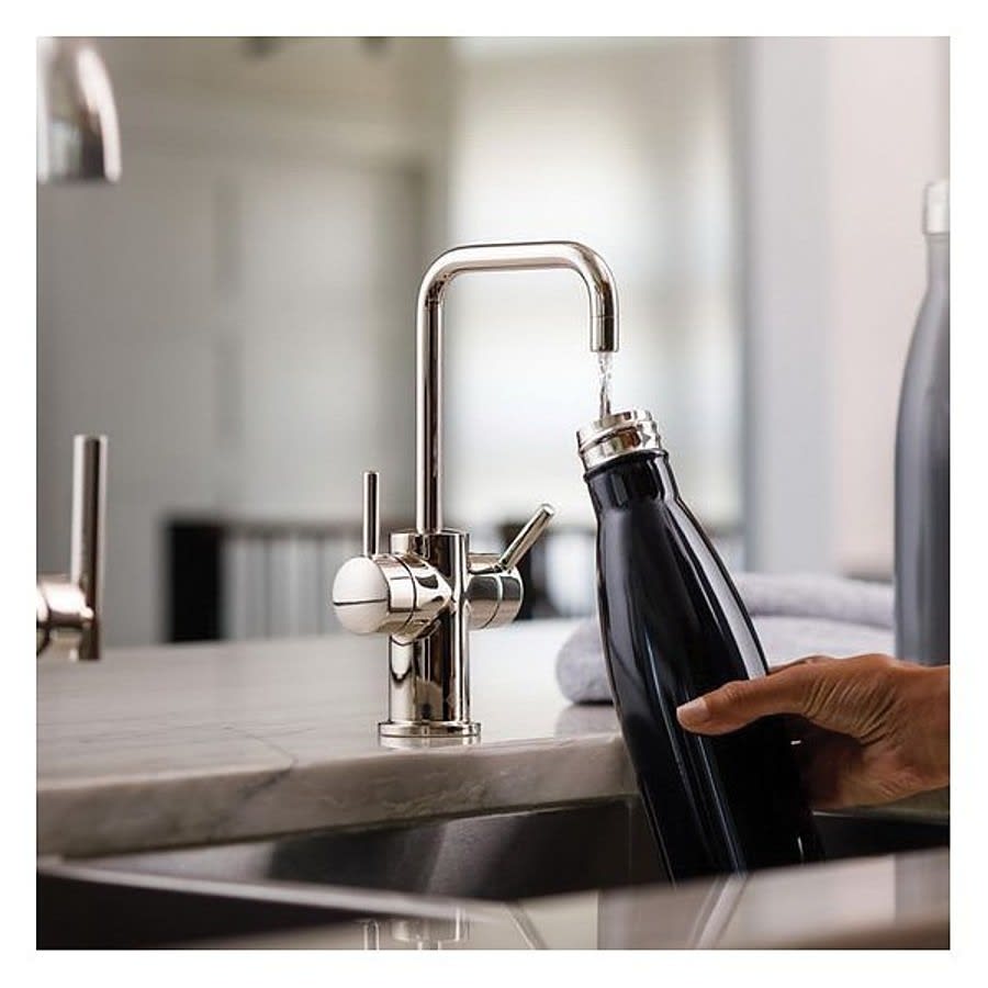 Modern Water Dispenser, Lever Handle, Polished Chrome