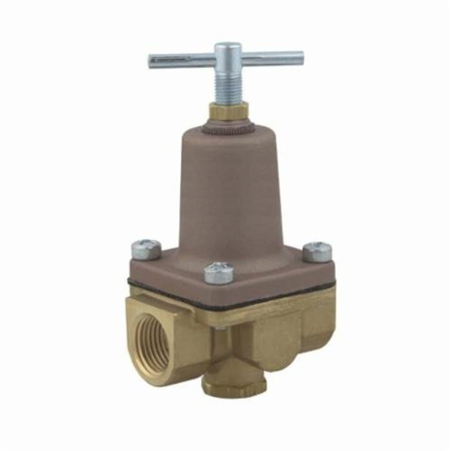 Water Pressure Regulator, 1/2 in, FNPT, Brass