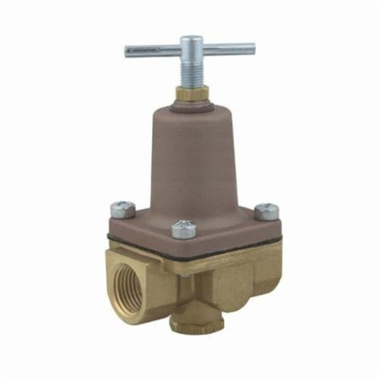 Water Pressure Regulator, 1/2 in, FNPT, Brass