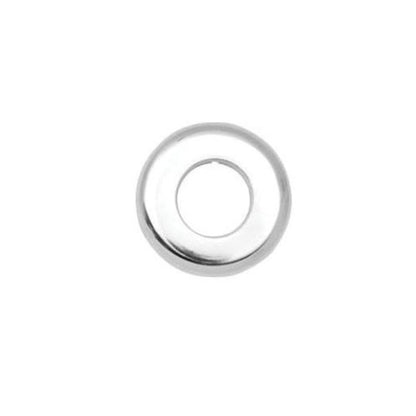 F&C Split Ring Escutcheon, 3-1/2 in OD, Polished Chrome