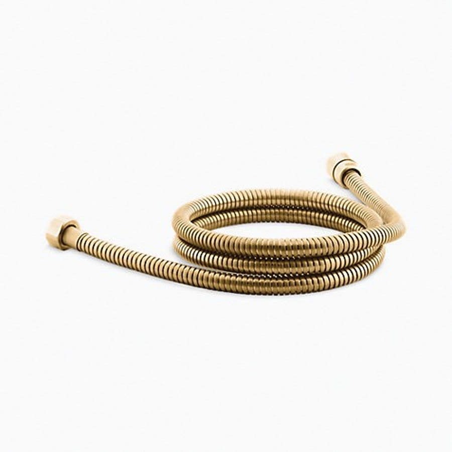 MasterShower® Hand Shower Water Supply Flexible Hose, Vibrant Brushed Moderne Brass