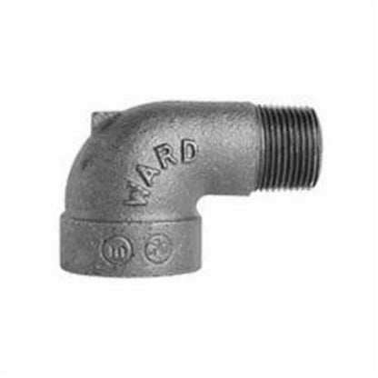 90 deg Street Elbow, 1 in, MNPT x FNPT, 150 lb, Malleable Iron, Galvanized, Domestic