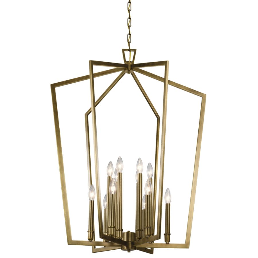 Abbotswell 12 Light 30" Wide Taper Candle Chandelier