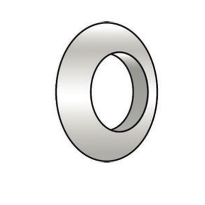 3/5 Rubber Wall Plate White