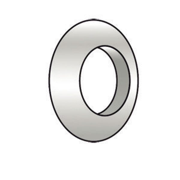 3/5 Rubber Wall Plate White