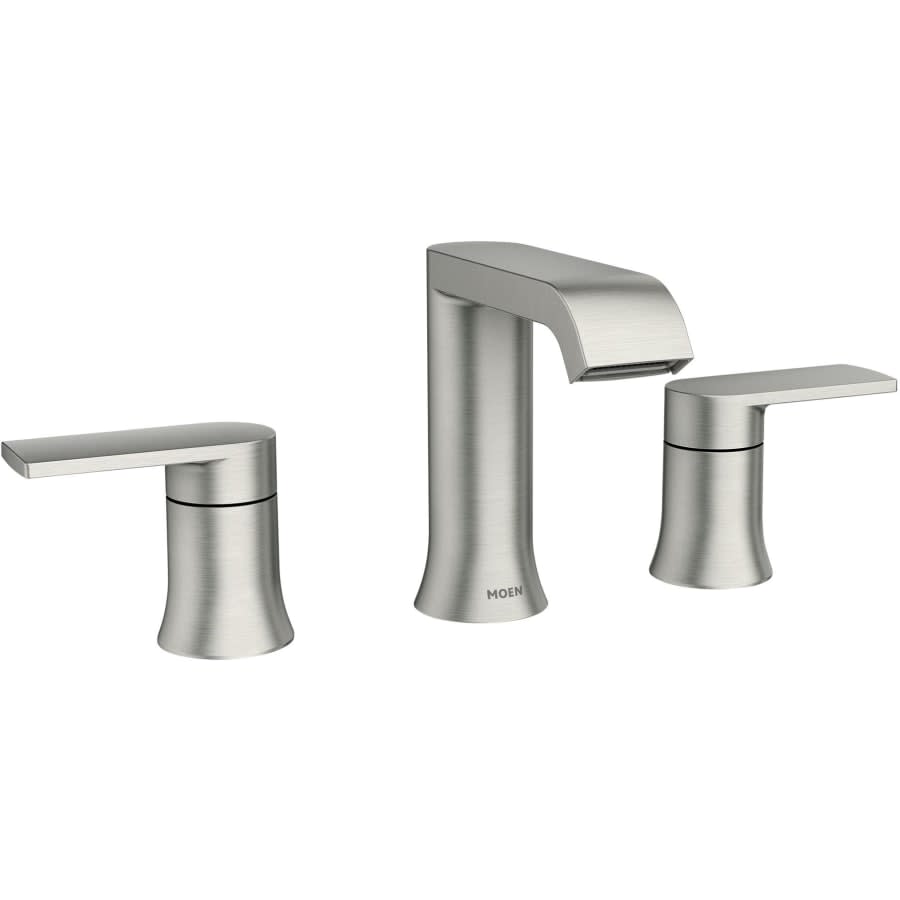 Genta 1.2 GPM Widespread Bathroom Faucet with Pop-Up Drain Assembly and Duralock Technology