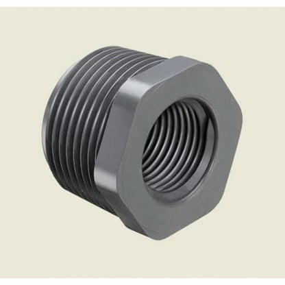 Bushing, 1 x 1/2 in, MNPT x FNPT, SCH 80/XH, PVC