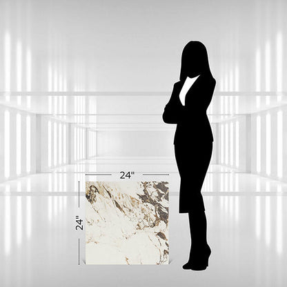 Panoramic Duet Calacatta Aries Square 48X48 Matte