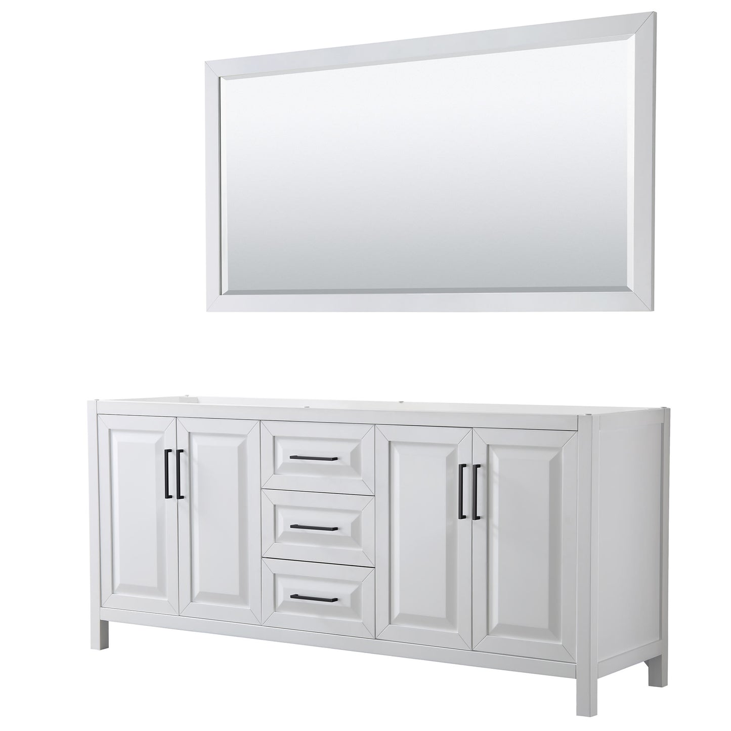 Daria Double Bathroom Vanity - 78.75W x 35H x 21.5D