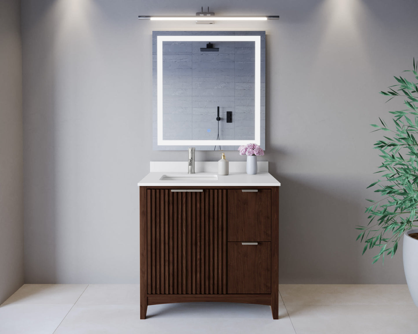 Palmilla Single Bathroom Vanity - 36W x 35H x 22D