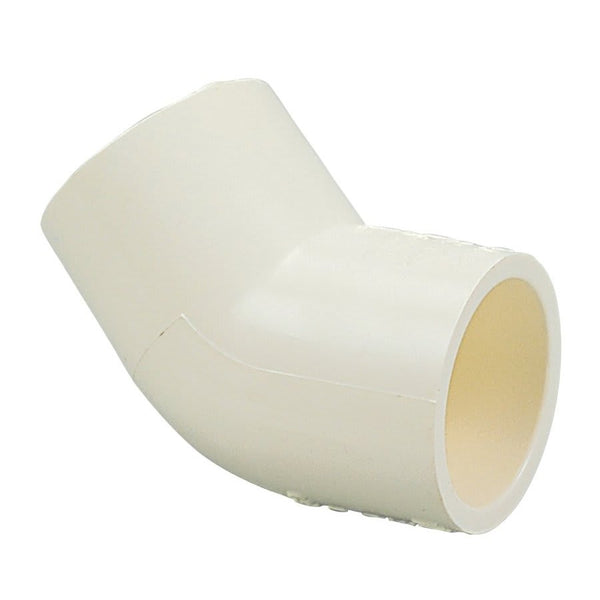 45 deg Elbow, 1-1/2 in, Socket, SCH 40/STD, CPVC