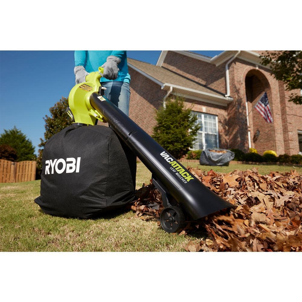 40V Vac Attack Cordless Leaf Vacuum/Mulcher and Lawn and Leaf Bag with 5.0 Ah Battery and Charger