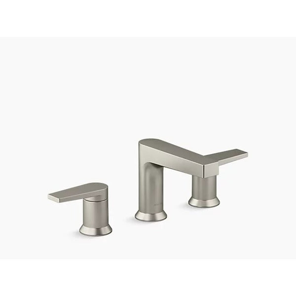 Taut™ Widespread Lavatory Faucet, ADA, 2 Handle, 3-Hole, 1.2 gpm, Vibrant Brushed Nickel