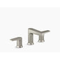Taut™ Widespread Lavatory Faucet, ADA, 2 Handle, 3-Hole, 1.2 gpm, Vibrant Brushed Nickel